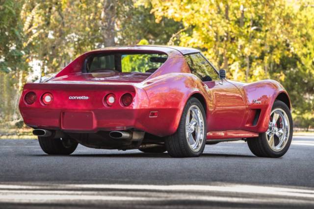 1974 Burgundy Chevrolet Corvette Coupe