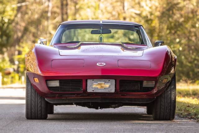 1974 Burgundy Chevrolet Corvette Coupe