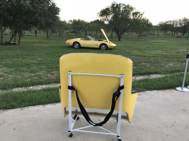 1974 Yellow Chevrolet Corvette Convertible