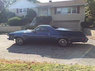 1974 Blue Chevrolet El Camino 2door pick-up