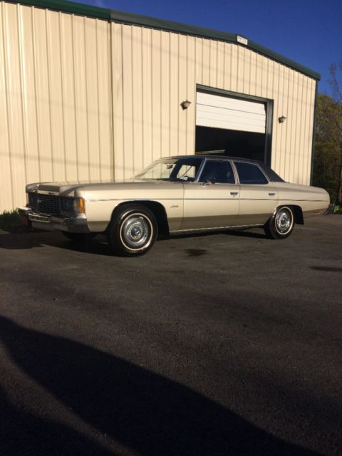 1974 Silver Chevrolet Impala Sedan