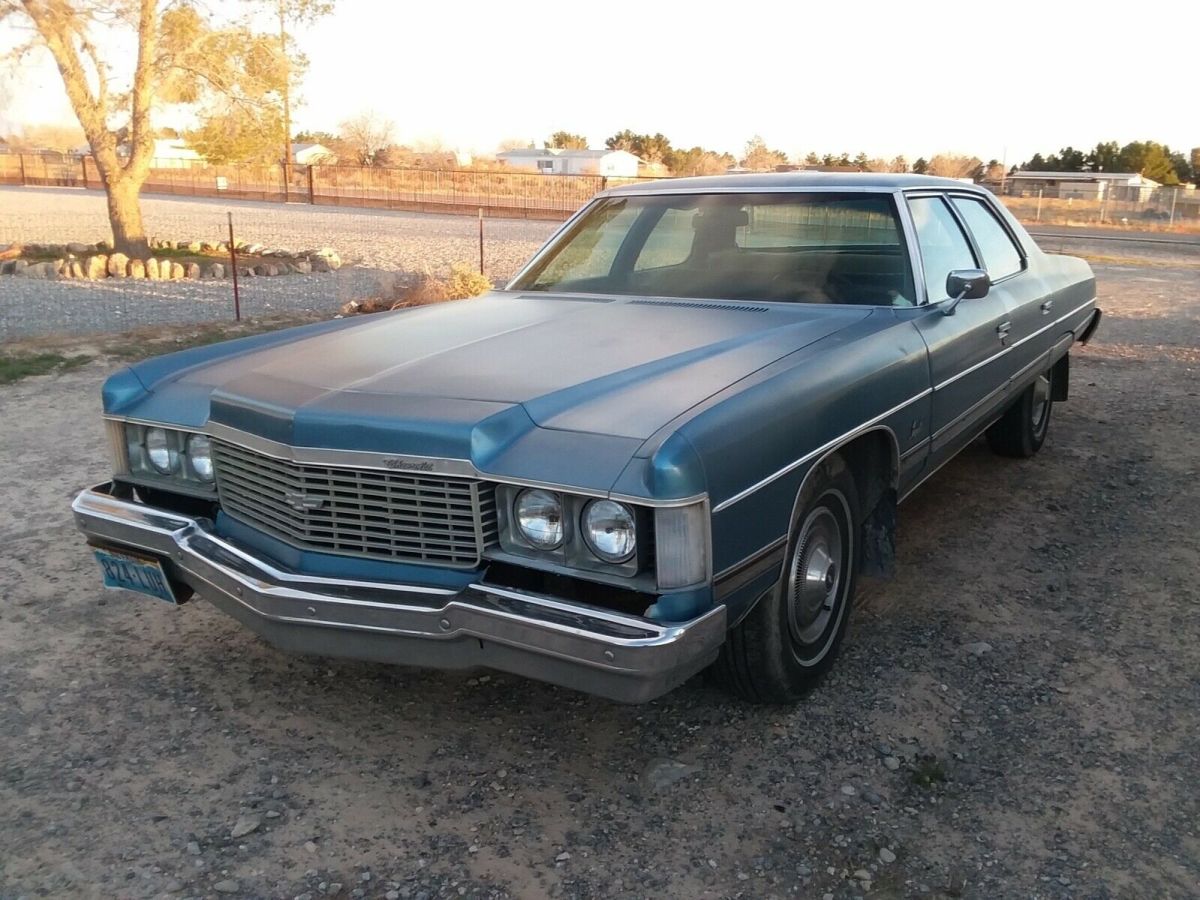 1974 Blue Chevrolet Impala Sedan
