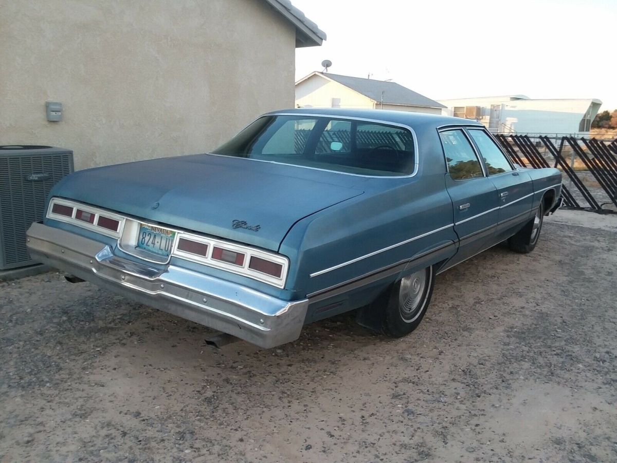 1974 Blue Chevrolet Impala Sedan