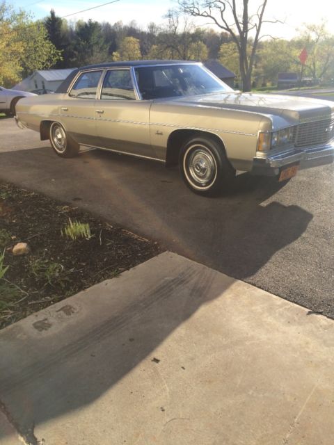 1974 Silver Chevrolet Impala Sedan