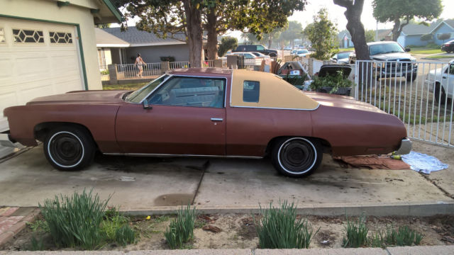 1974 Burgundy Chevrolet Impala Coupe