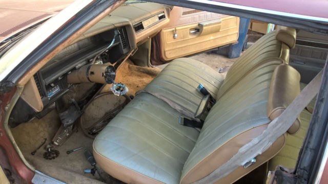 1974 Burgundy Chevrolet Impala Coupe