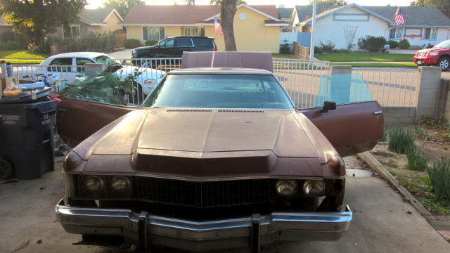 1974 Burgundy Chevrolet Impala Coupe