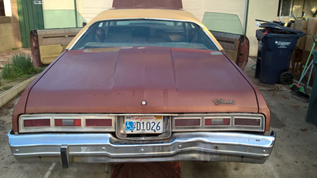 1974 Burgundy Chevrolet Impala Coupe