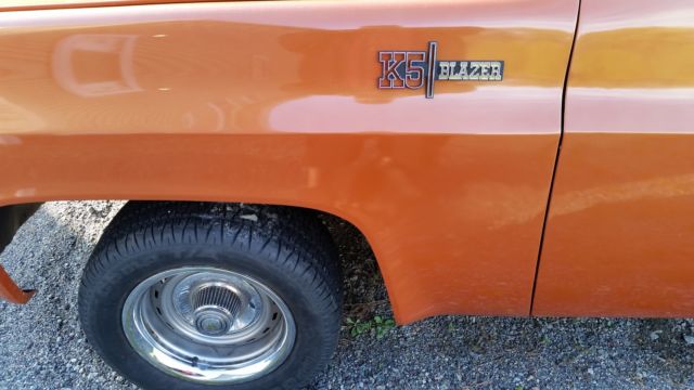 1974 Grecian bronze w sunburst pearl clear Chevrolet Blazer Convertible