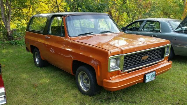 1974 Grecian bronze w sunburst pearl clear Chevrolet Blazer Convertible