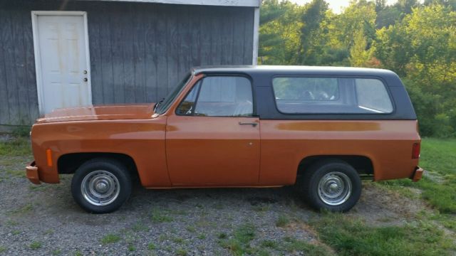 1974 Grecian bronze w sunburst pearl clear Chevrolet Blazer Convertible