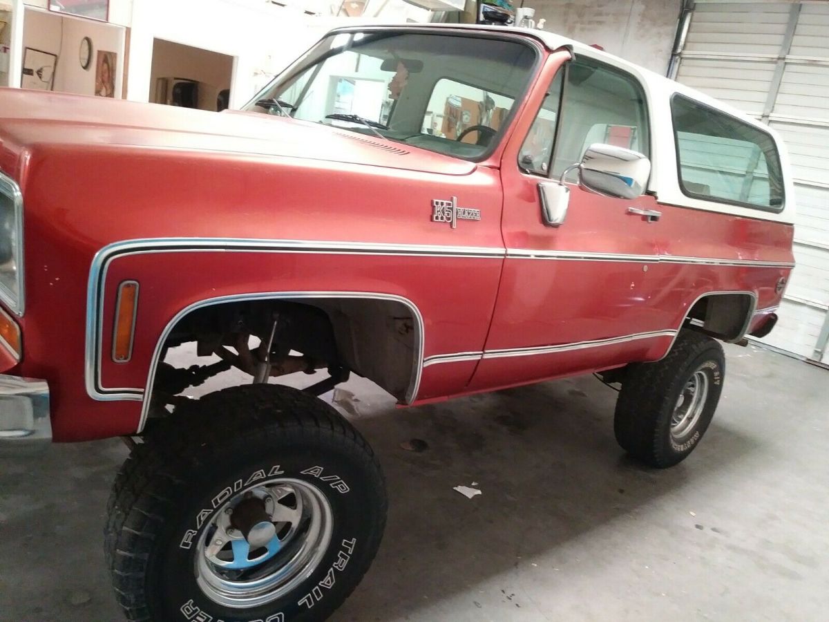 1974 Orange Chevrolet Blazer Convertible