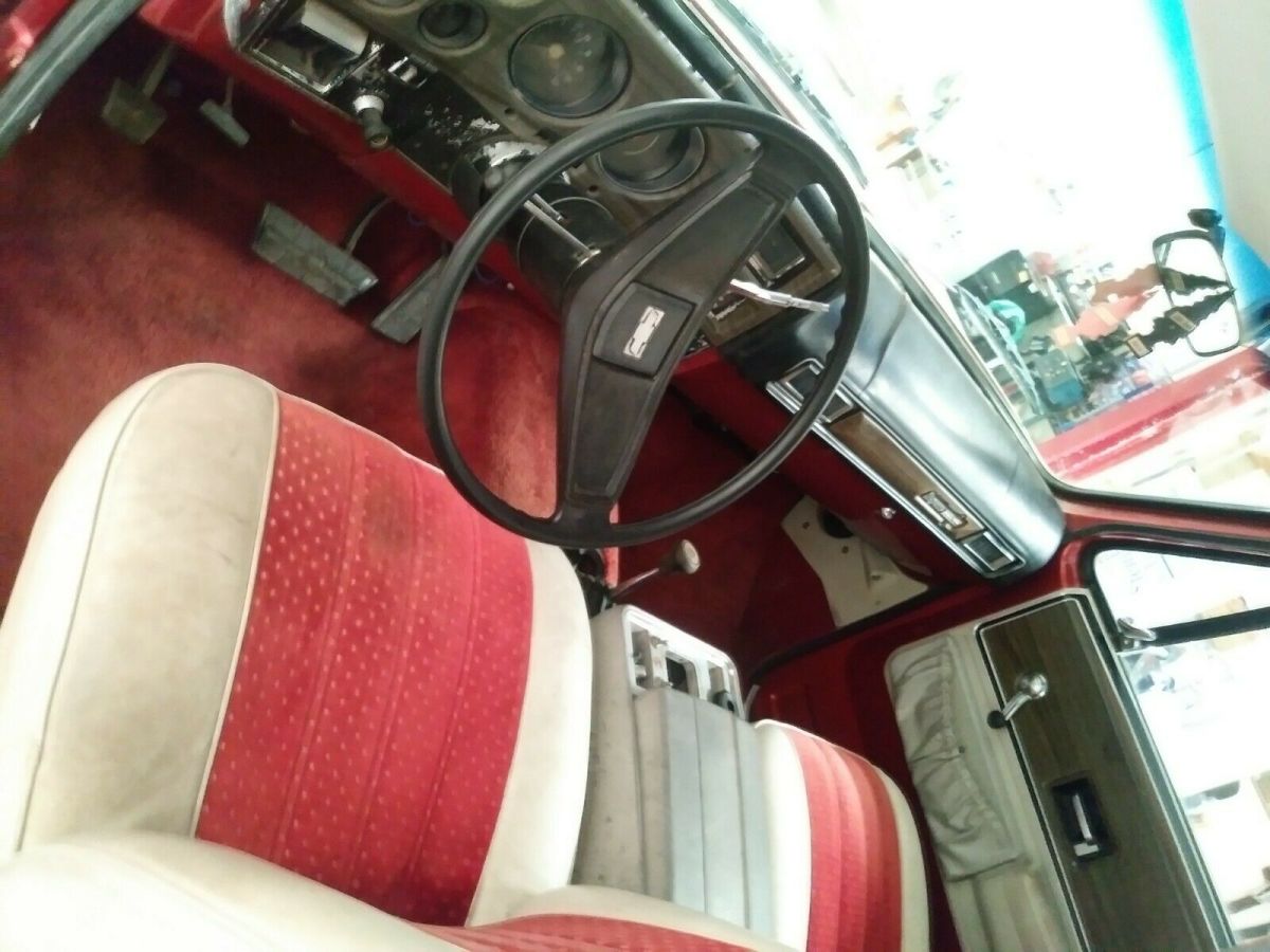 1974 Orange Chevrolet Blazer Convertible