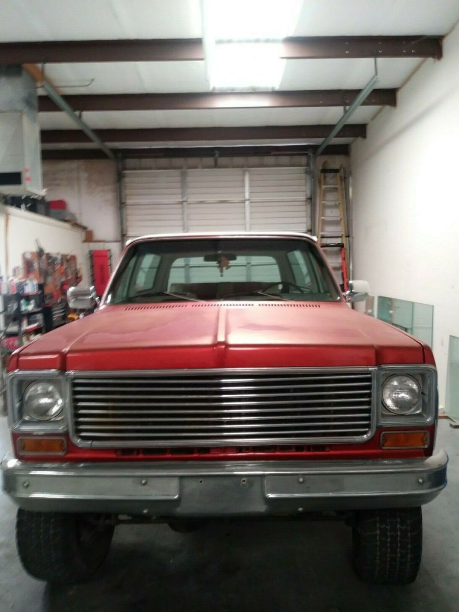 1974 Orange Chevrolet Blazer Convertible