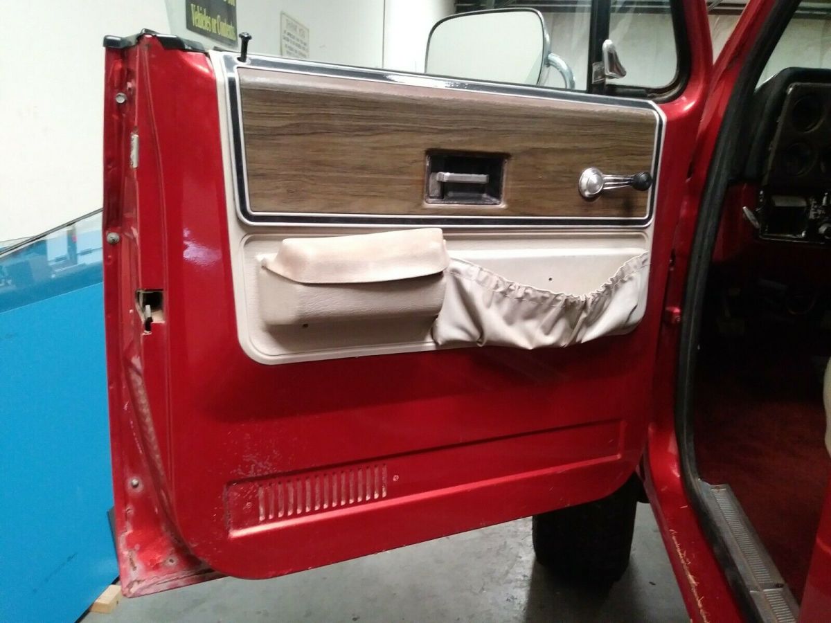 1974 Orange Chevrolet Blazer Convertible