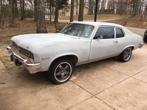 1974 Gold Chevrolet Nova Coupe