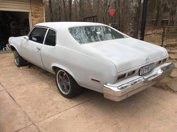1974 Gold Chevrolet Nova Coupe