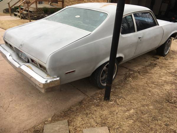 1974 Gold Chevrolet Nova Coupe