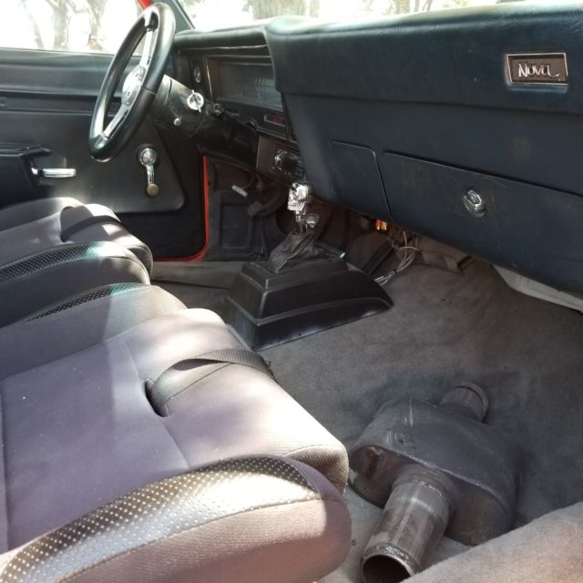 1974 Orange Chevrolet Nova Sedan