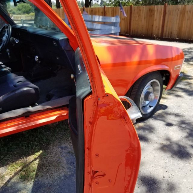 1974 Orange Chevrolet Nova Sedan