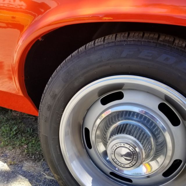 1974 Orange Chevrolet Nova Sedan