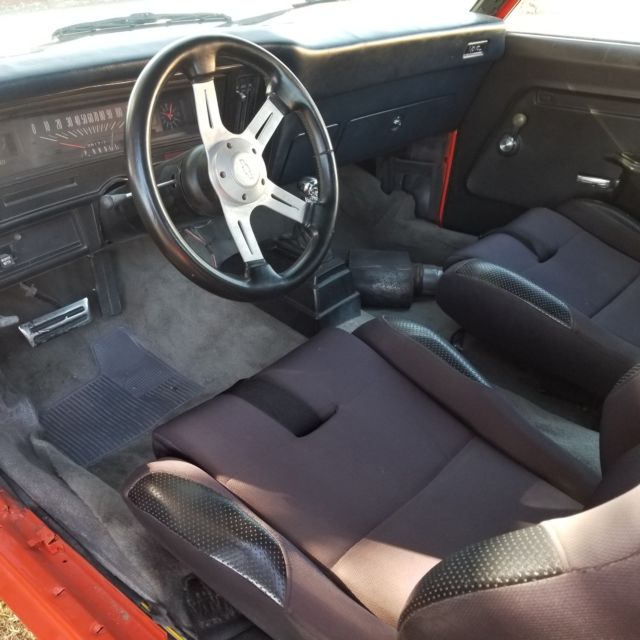 1974 Orange Chevrolet Nova Sedan