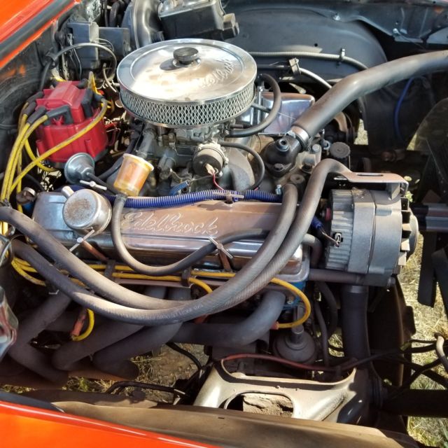 1974 Orange Chevrolet Nova Sedan