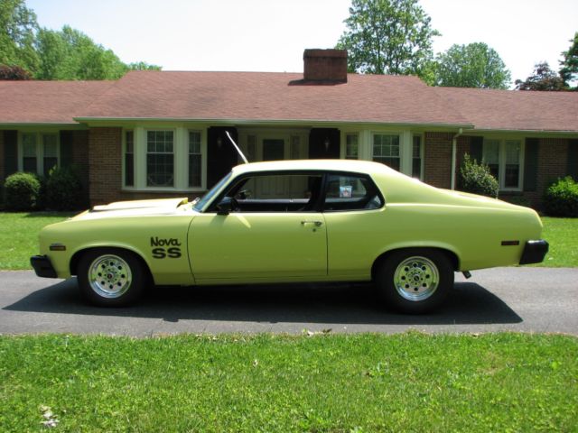 1974 Yellow Chevrolet Nova