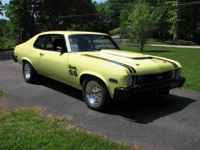 1974 Yellow Chevrolet Nova
