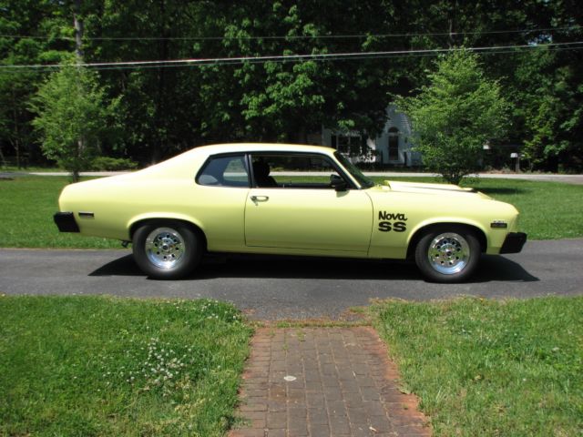 1974 Yellow Chevrolet Nova