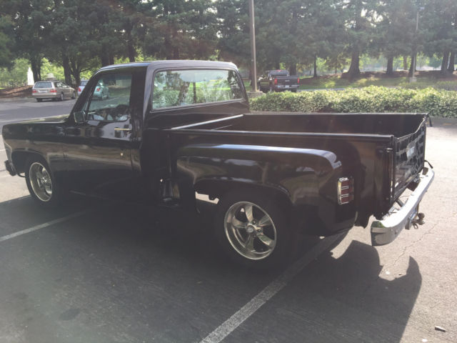 1974 Black Chevrolet C-10 Stepside regular cab
