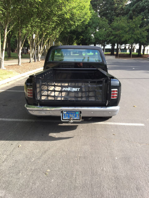 1974 Black Chevrolet C-10 Stepside regular cab