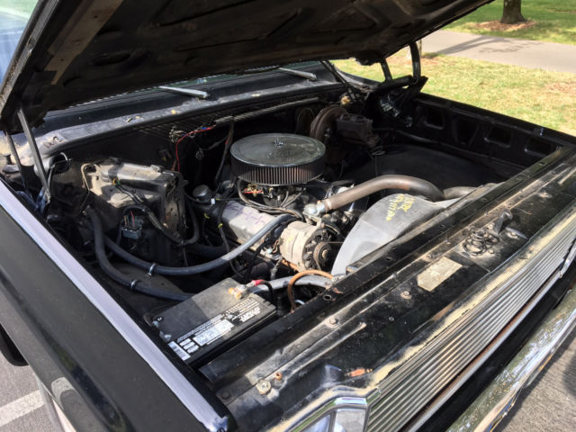 1974 Black Chevrolet C-10 Stepside regular cab