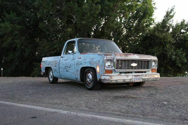 1974 Blue Chevrolet C-10 Standard Cab Pickup
