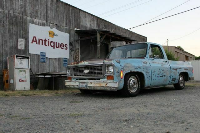 1974 Blue Chevrolet C-10 Standard Cab Pickup