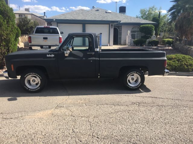 1974 Black Chevrolet C-10 Standard Cab Pickup