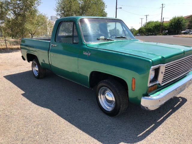 1974 Green Chevrolet C-10 Single cab