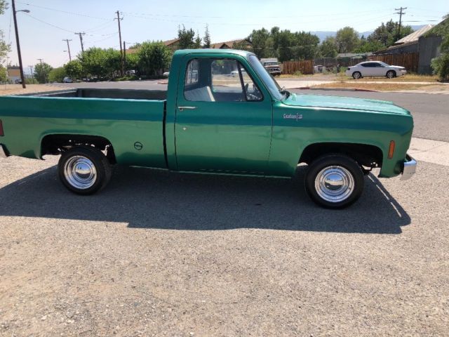 1974 Green Chevrolet C-10 Single cab