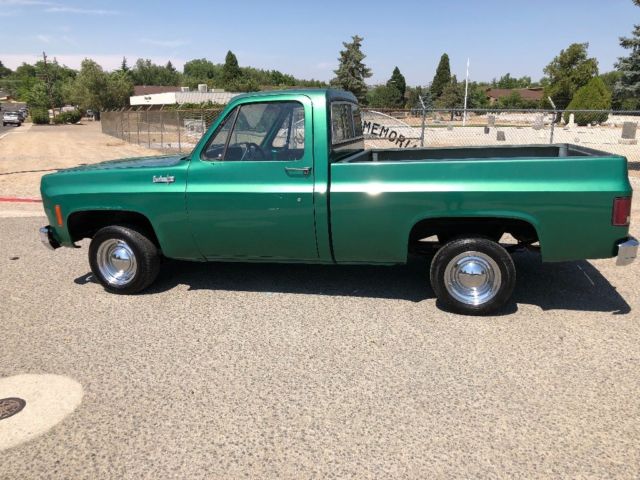 1974 Green Chevrolet C-10 Single cab