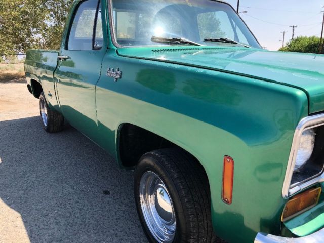 1974 Green Chevrolet C-10 Single cab