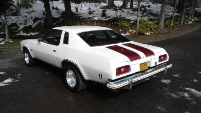 1974 White Chevrolet Chevelle Coupe