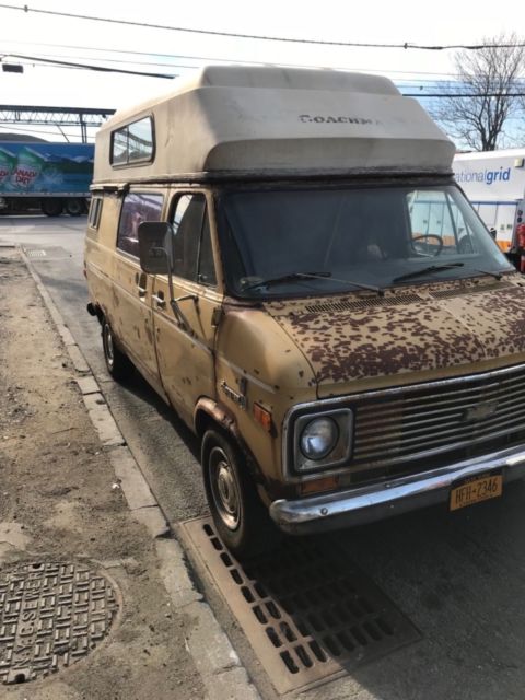 1974 Yellow and rust Chevrolet G20 Van