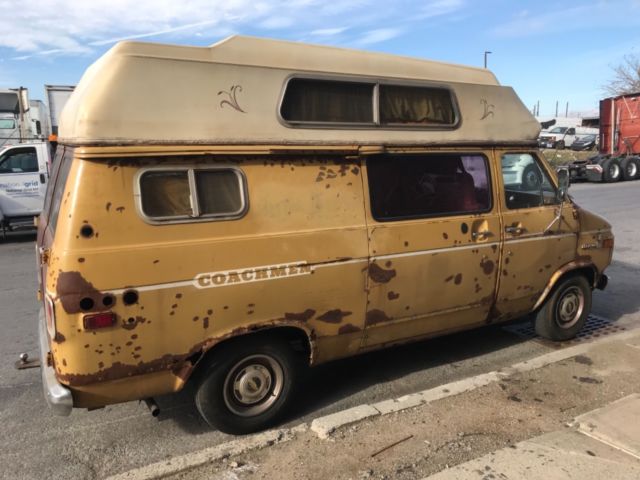 1974 Yellow and rust Chevrolet G20 Van