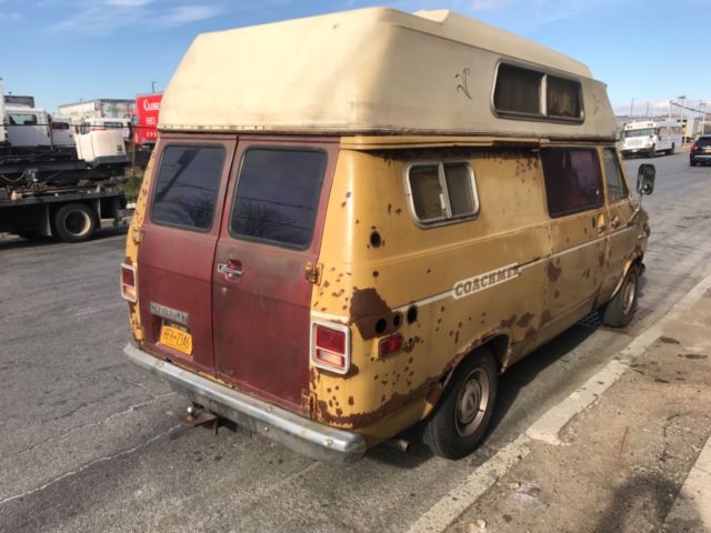 1974 Yellow and rust Chevrolet G20 Van