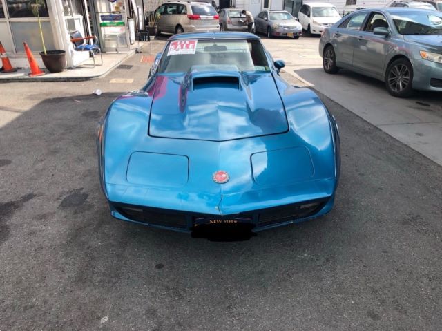 1974 Blue Chevrolet Corvette Coupe