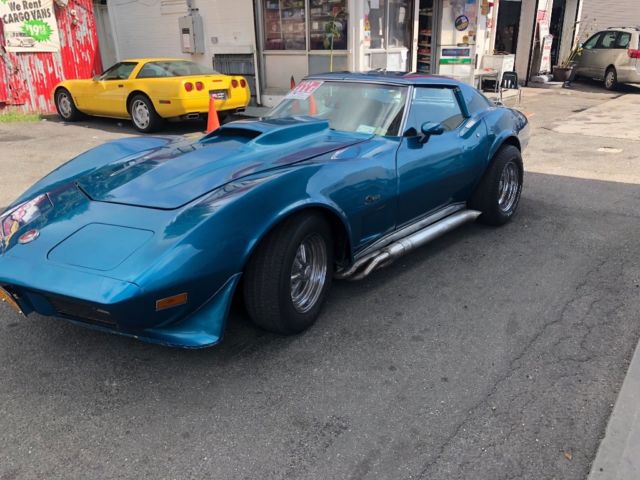 1974 Blue Chevrolet Corvette Coupe