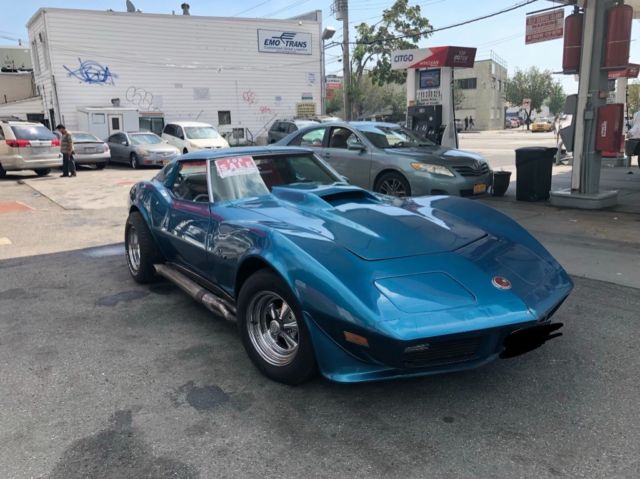 1974 Blue Chevrolet Corvette Coupe