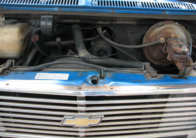 1974 Blue Chevrolet G20 Van Extended Passenger Van