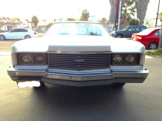 1974 White Chevrolet Impala Coupe