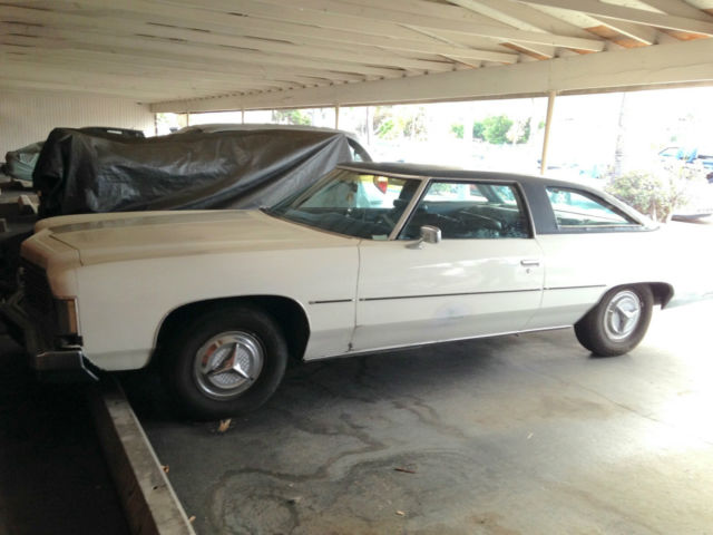 1974 White Chevrolet Impala Coupe